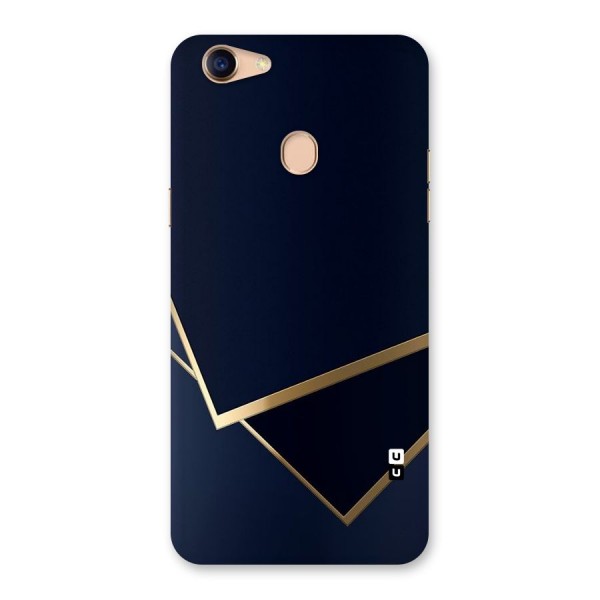 Gold Corners Back Case for Oppo F5 Youth